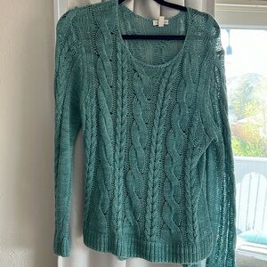 Beautiful high quality Garbet Hill cotton linen sweater